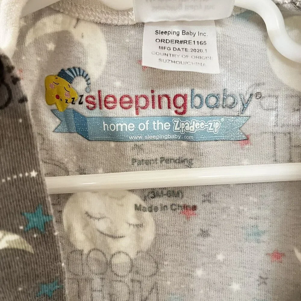 Sleeping Baby Goodnight Moon Zipadee-Zip Swaddle Sleep Sack Transition XS 3-6M